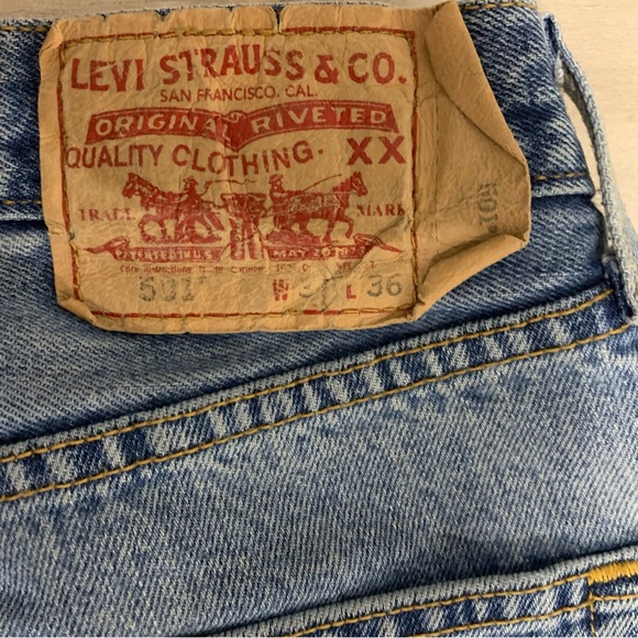Vintage Blue Jeans Levis 501 - Picture 3 of 5